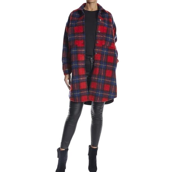 OAT NEW YORK Women's Side Slit Shacket / Stylish Coat, New with Tag MSRP $199 - Picture 1 of 10
